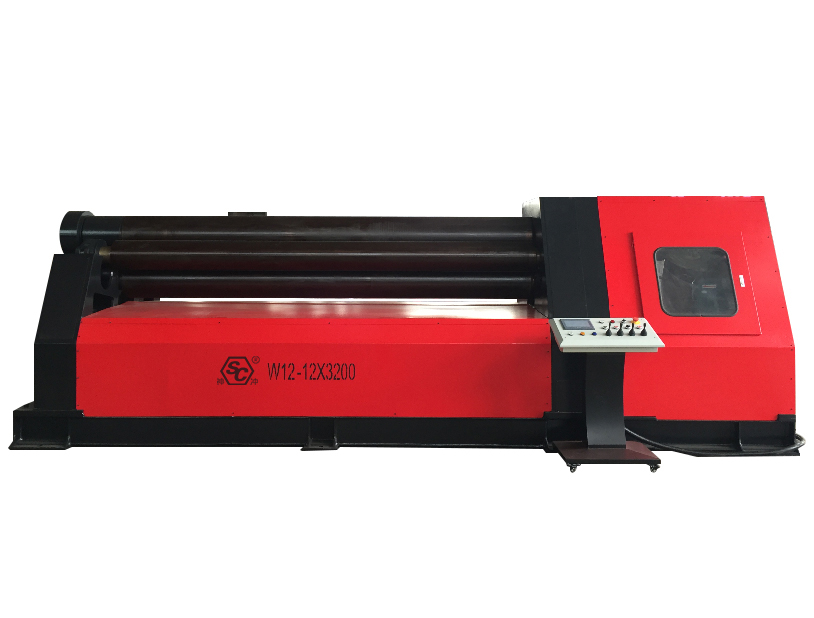 弧線下調四輥卷板機