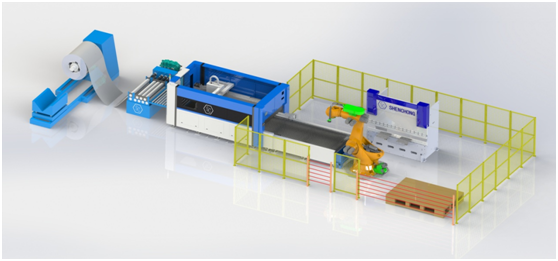 全自動(dòng)橋架生產(chǎn)線